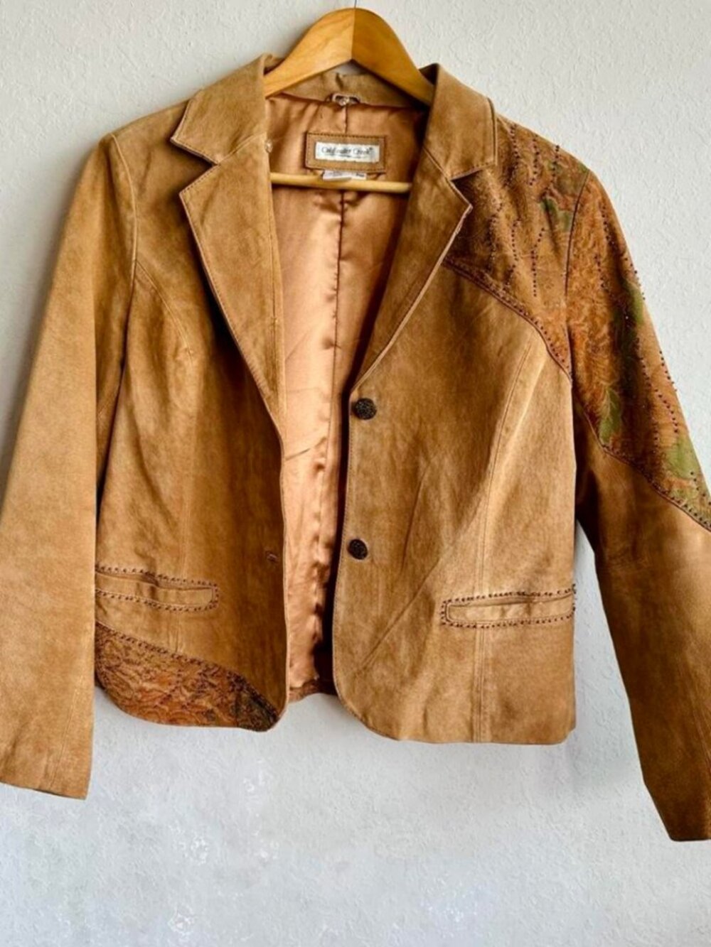 Coldwater Creek Women's Tan and Brown Jacket